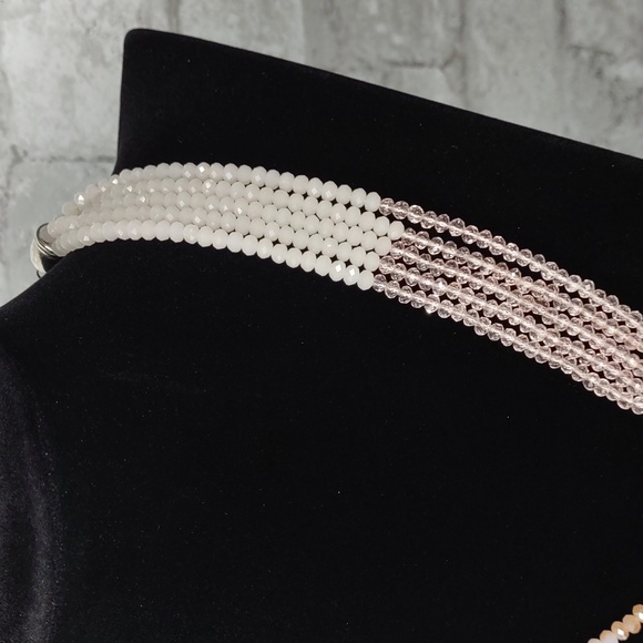 Czech Glass Multi Strand Necklace - Picture 2 of 6